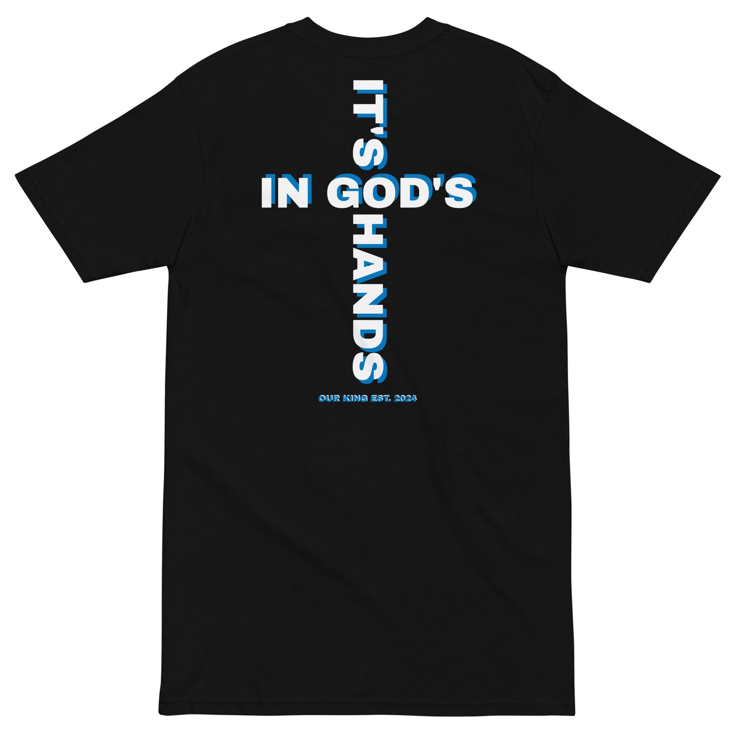 IT'S IN GOD'S HANDS TEE - Ice