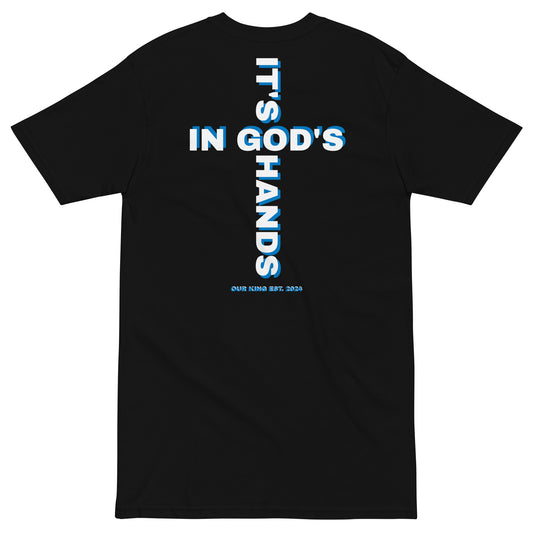 IT'S IN GOD'S HANDS TEE - Ice