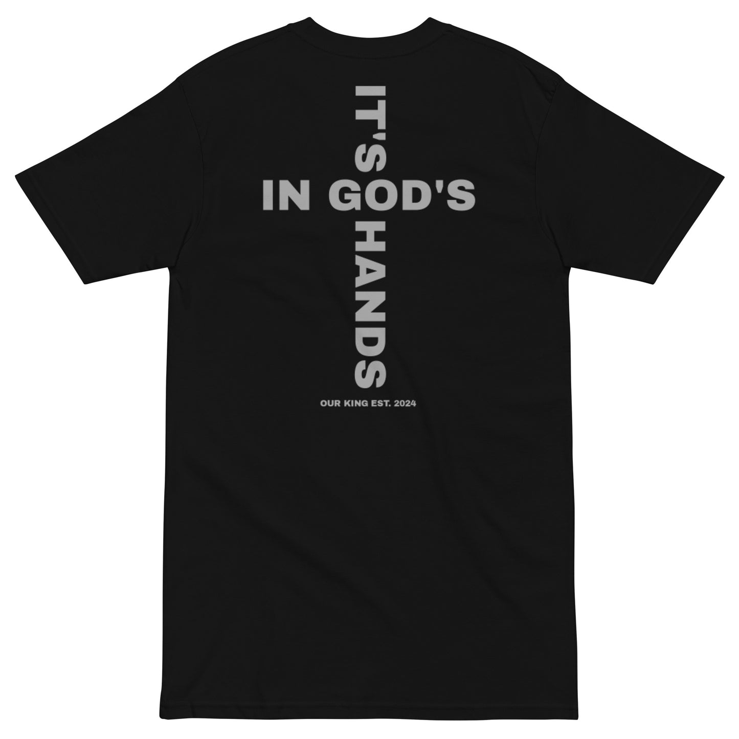 IT'S IN GOD'S HANDS TEE - Black