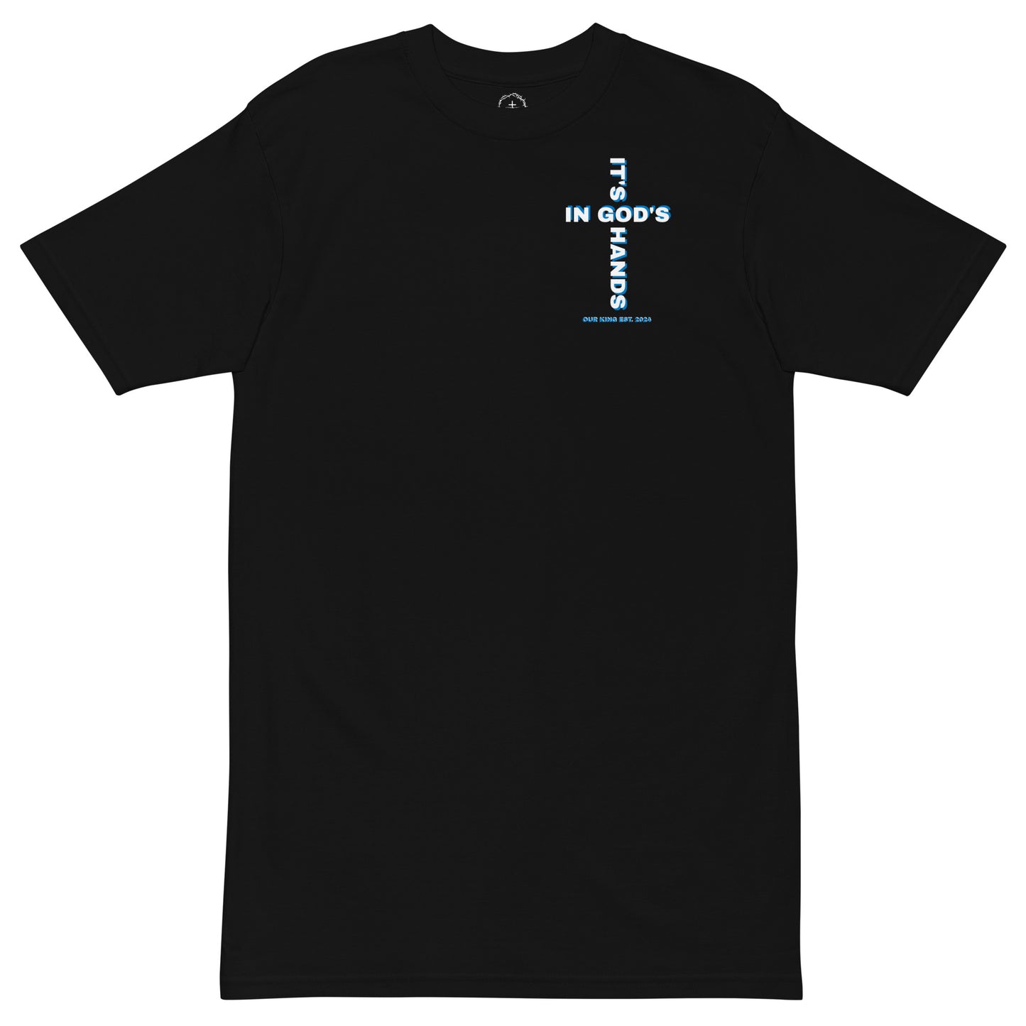 IT'S IN GOD'S HANDS TEE - Ice