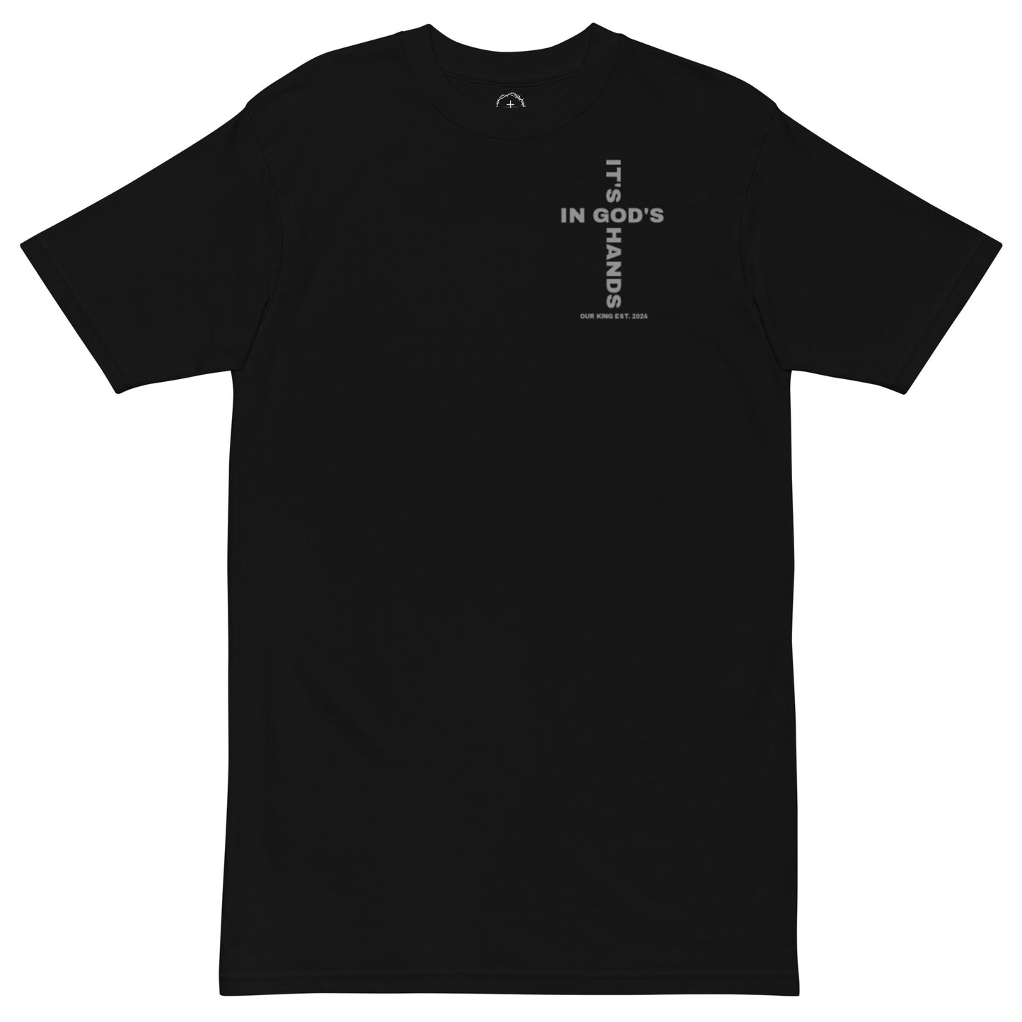 IT'S IN GOD'S HANDS TEE - Black